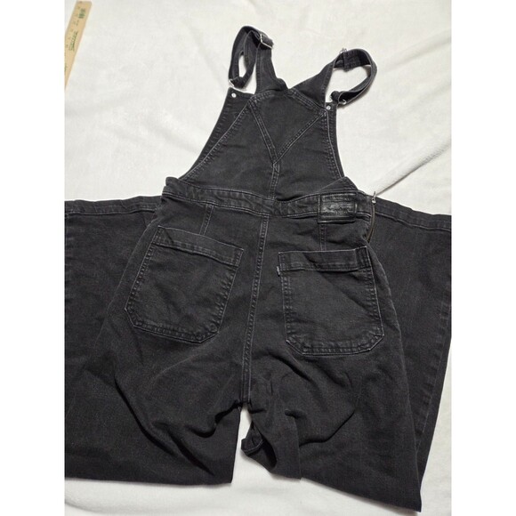 Levi’s Overalls Black Size 29 Women's Premium Stretch Wide Leg Denim - Picture 3 of 15